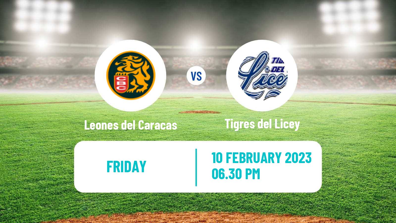 Baseball Baseball Caribbean Series Leones del Caracas - Tigres del Licey