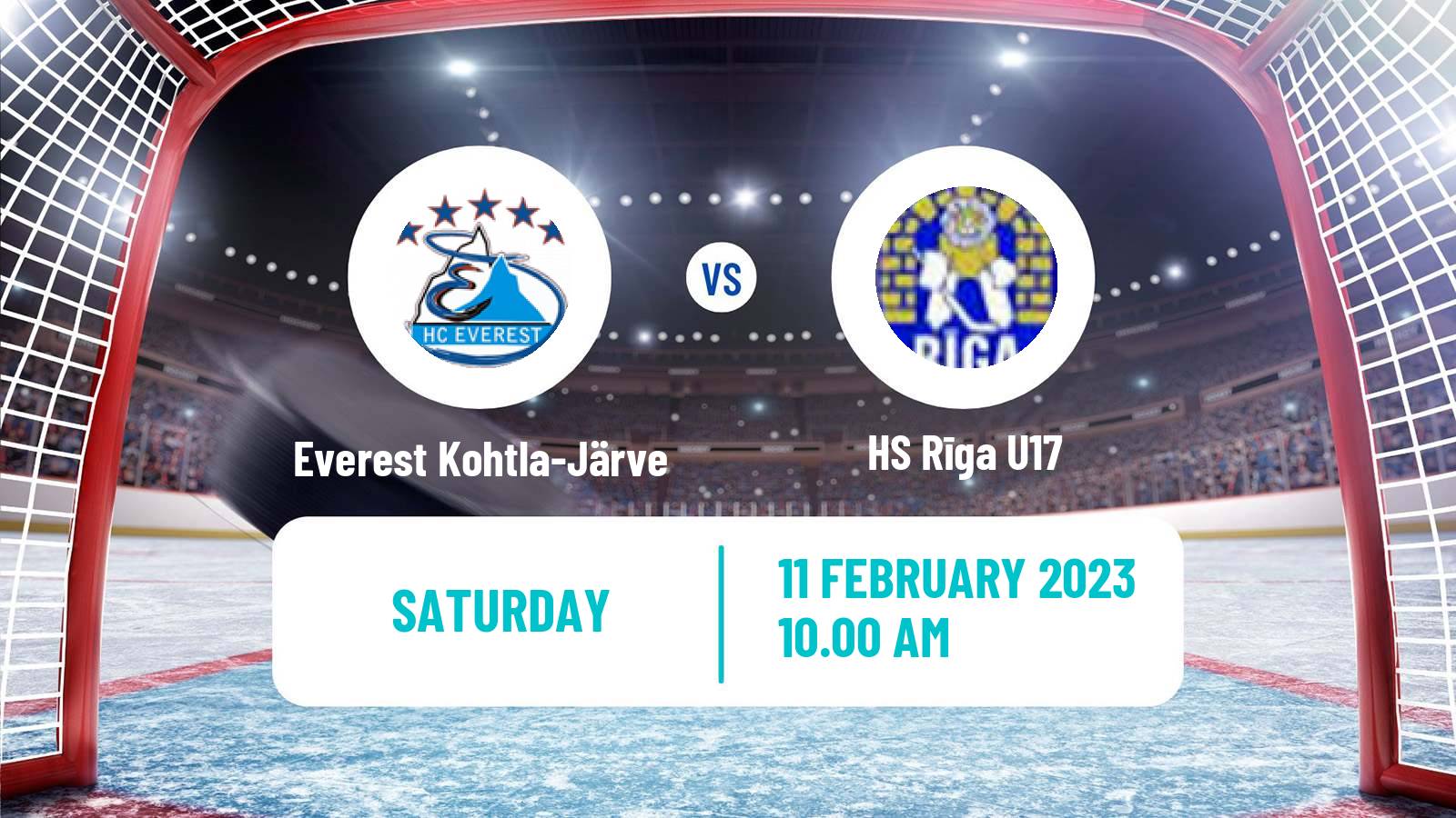 Hockey Estonian Hokiliiga Everest Kohtla-Järve - HS Rīga U17