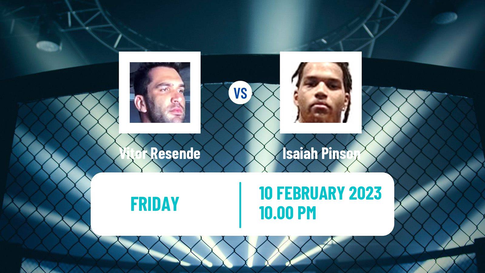 MMA MMA Vitor Resende - Isaiah Pinson