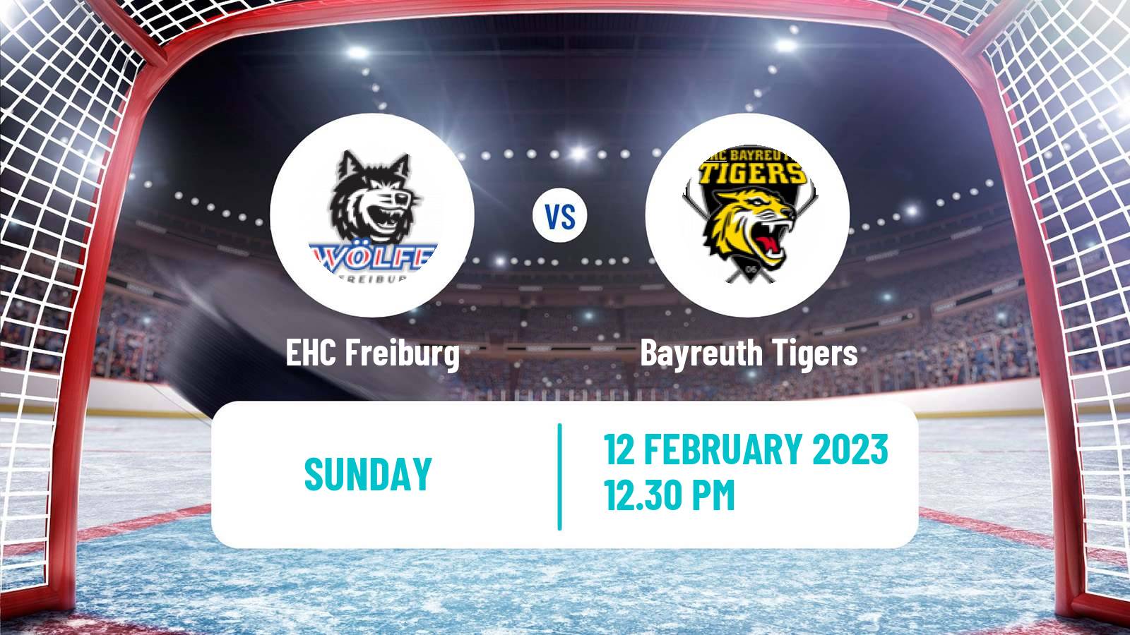 Hockey German DEL2 EHC Freiburg - Bayreuth Tigers