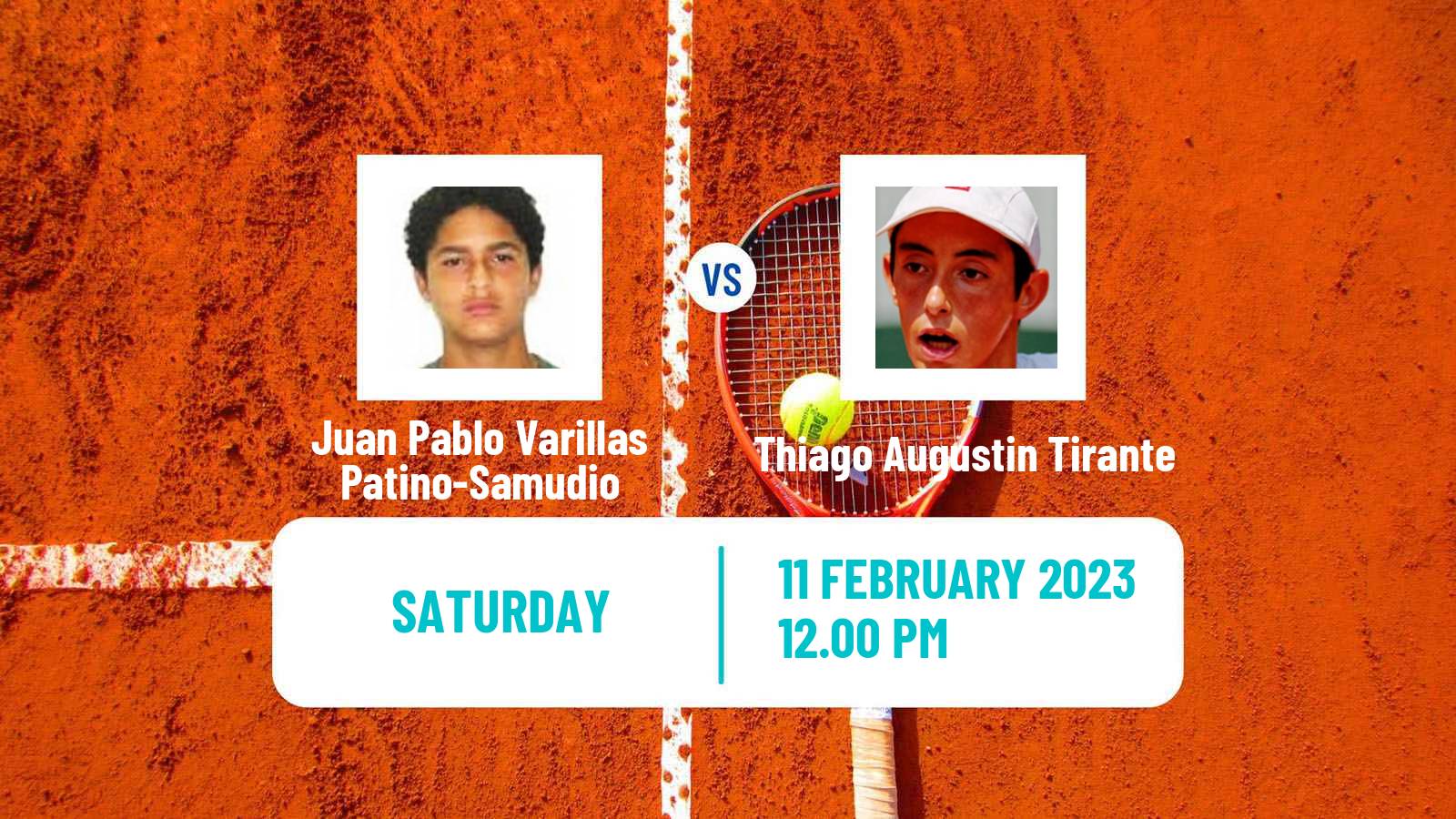 Tennis ATP Buenos Aires Juan Pablo Varillas Patino-Samudio - Thiago Augustin Tirante