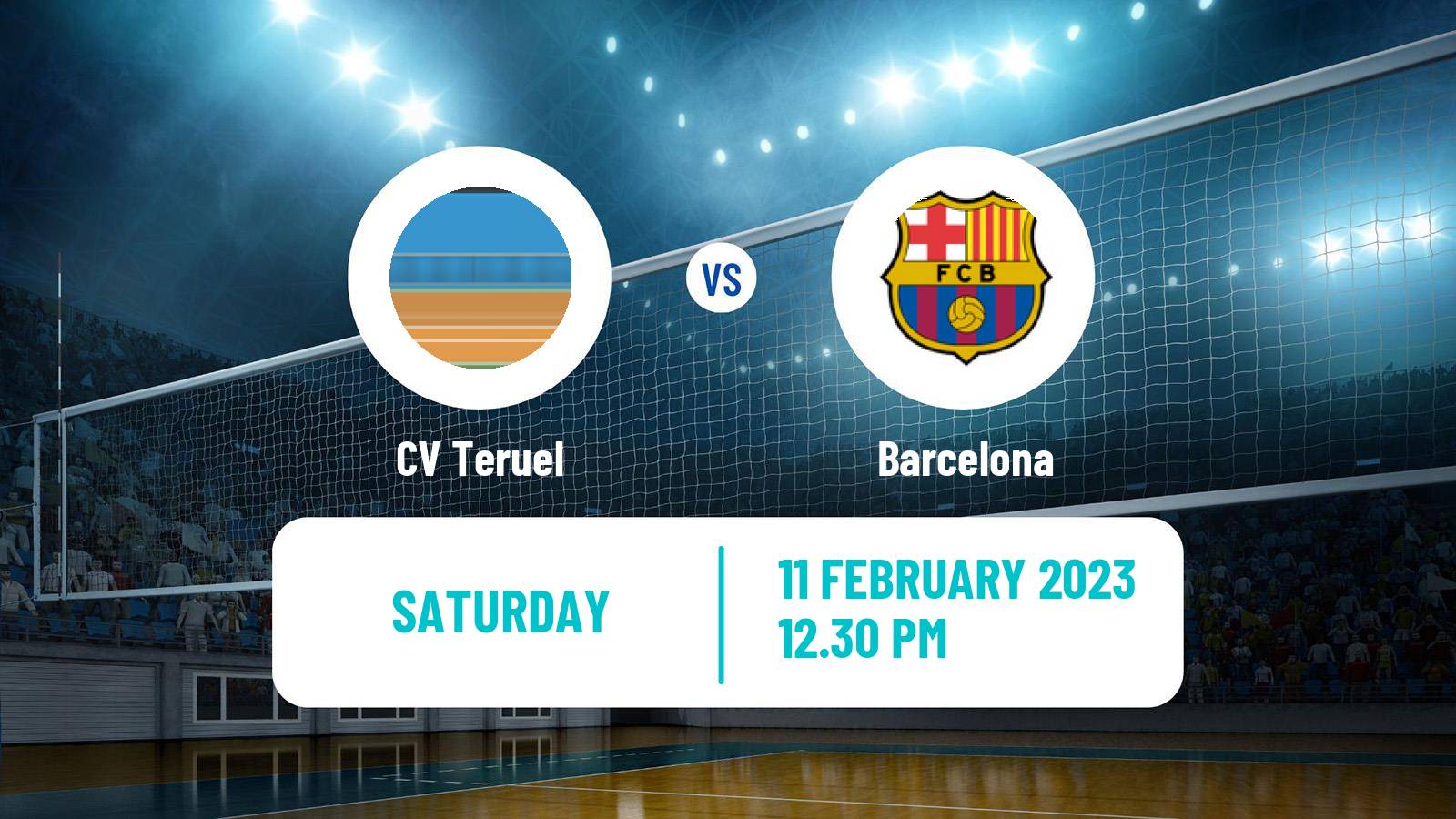 Volleyball Spanish SuperLiga Volleyball Teruel - Barcelona