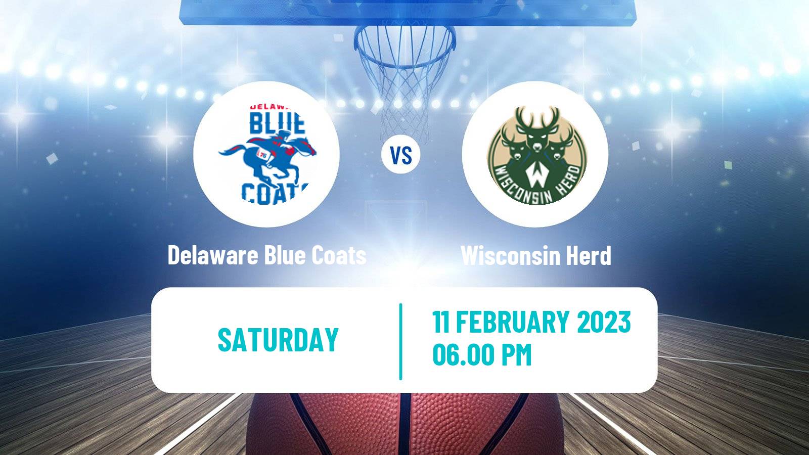 Basketball NBA G-League Delaware Blue Coats - Wisconsin Herd