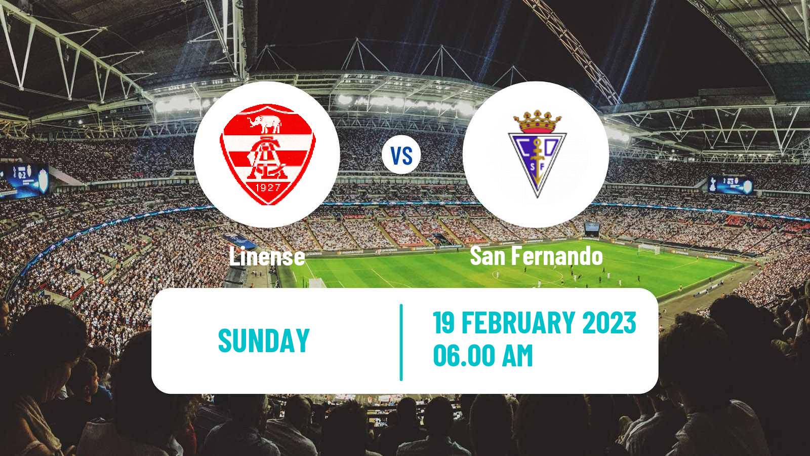 Soccer Spanish Primera RFEF Group 1 Linense - San Fernando