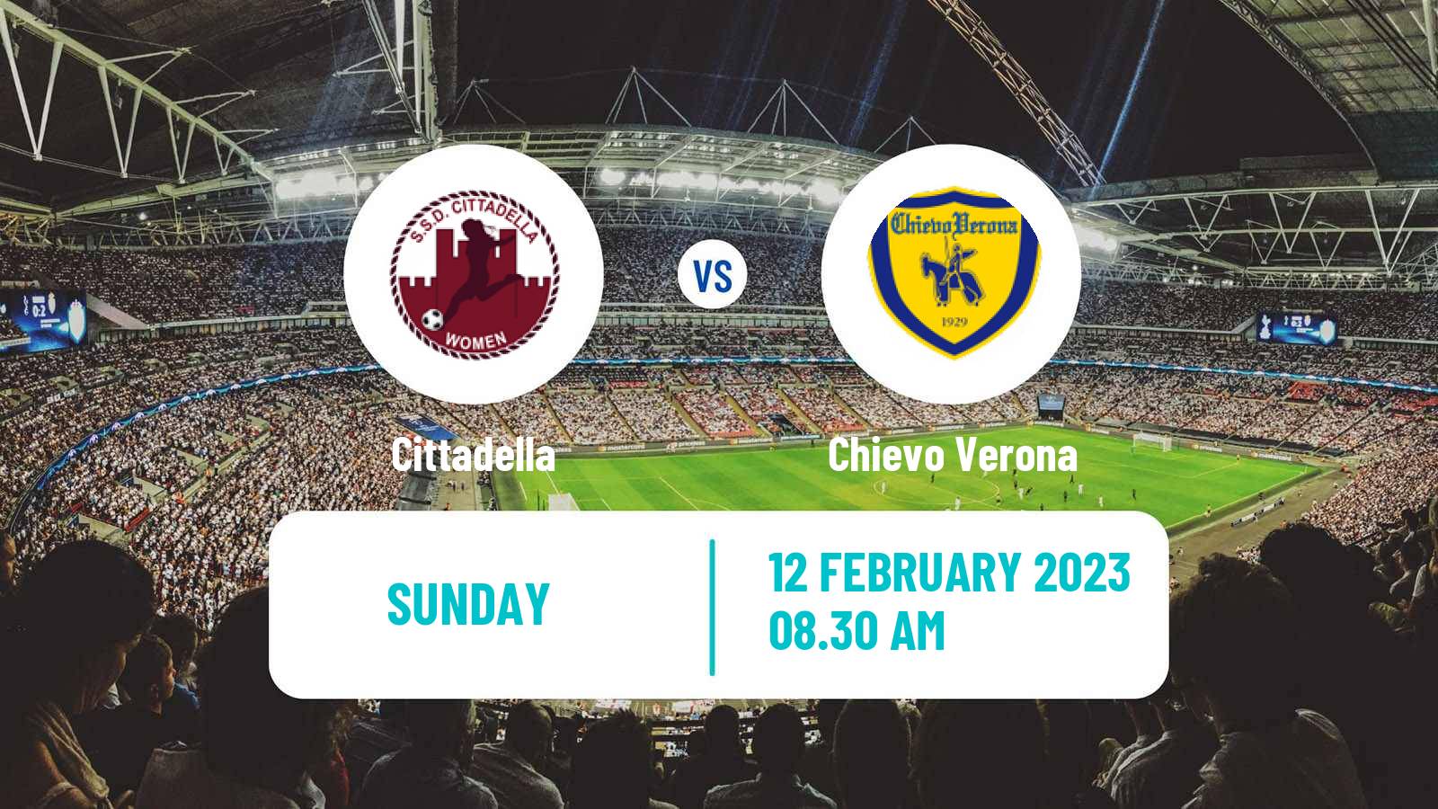 Soccer Italian Serie B Women Cittadella - Chievo Verona