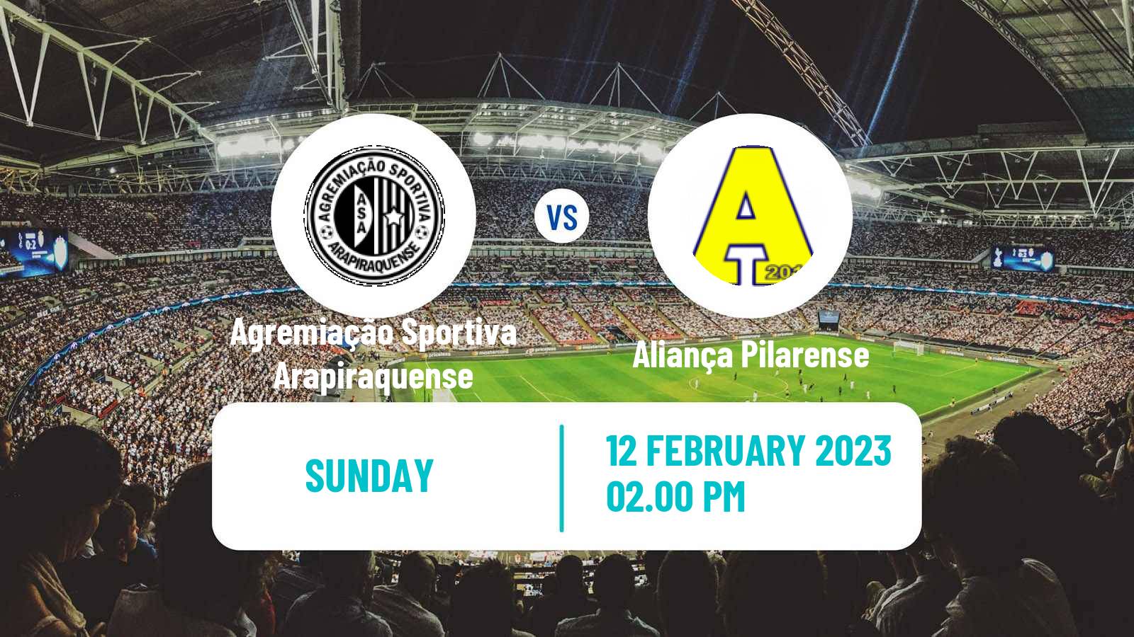 Soccer Brazilian Campeonato Alagoano Agremiação Sportiva Arapiraquense - Aliança Pilarense