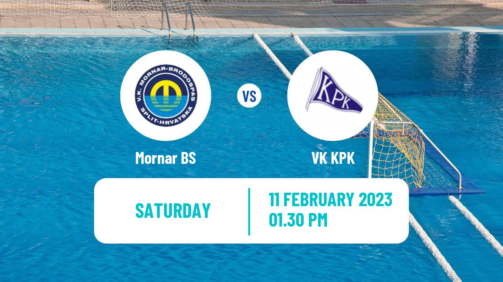 Water polo Croatian Water Polo Prva Liga Mornar BS - VK KPK