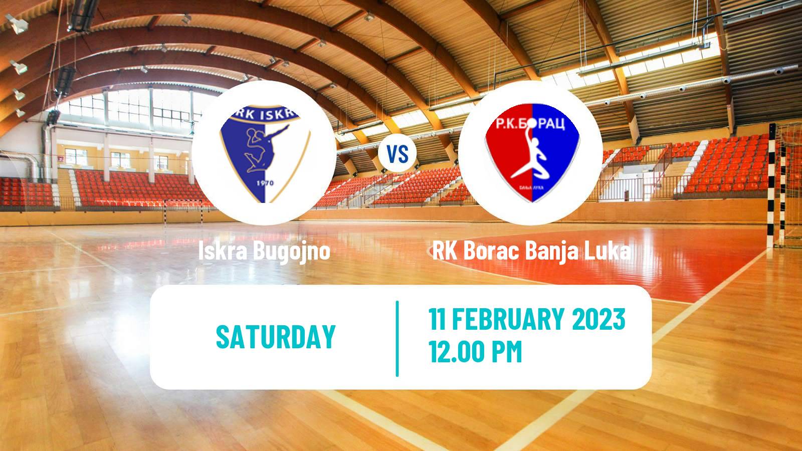 Handball Bosnian Premijer Liga Handball Iskra Bugojno - RK Borac Banja Luka