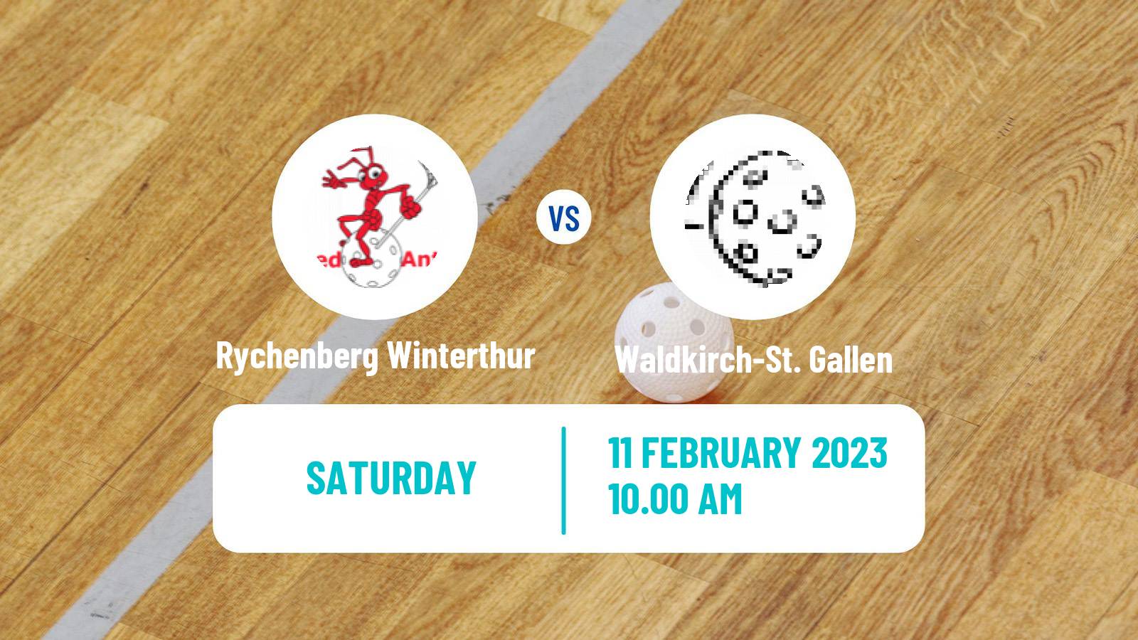 Floorball Swiss NLA Floorball Women Rychenberg Winterthur - Waldkirch-St. Gallen