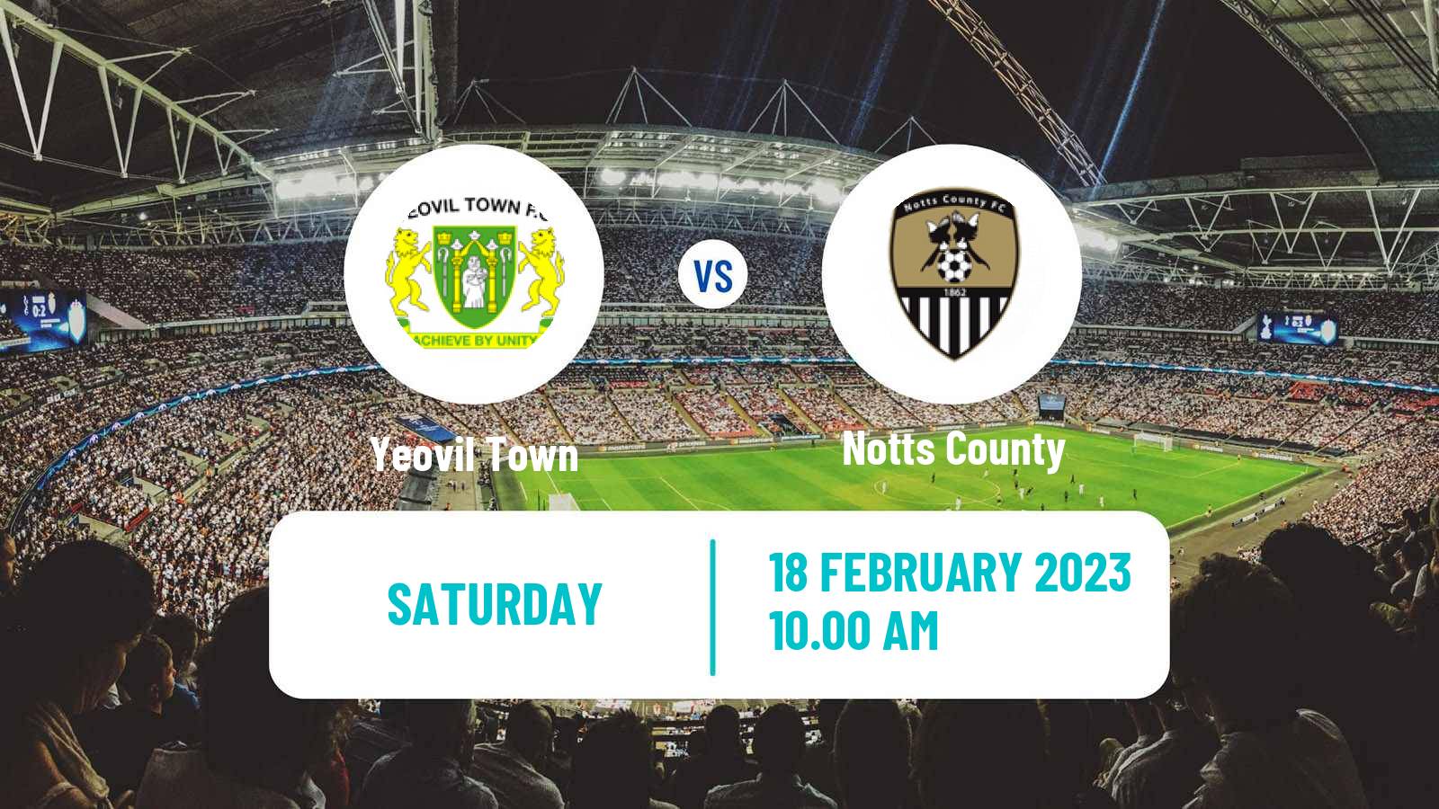 Soccer English National League Yeovil Town - Notts County