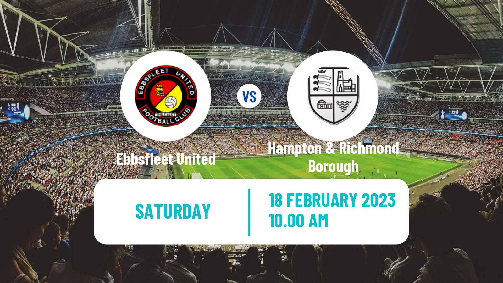 Soccer English National League South Ebbsfleet United - Hampton & Richmond Borough
