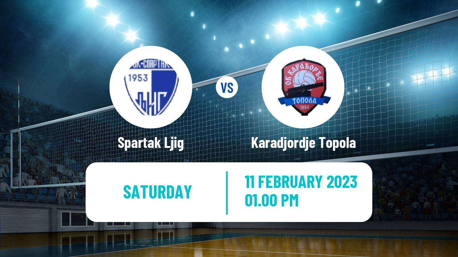 Volleyball Serbian Liga Volleyball Spartak Ljig - Karadjordje Topola