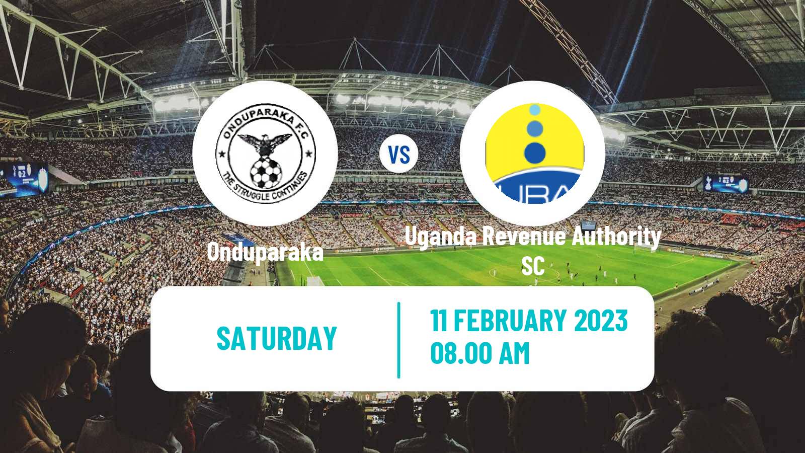 Soccer Ugandan Super League Onduparaka - Uganda Revenue Authority SC