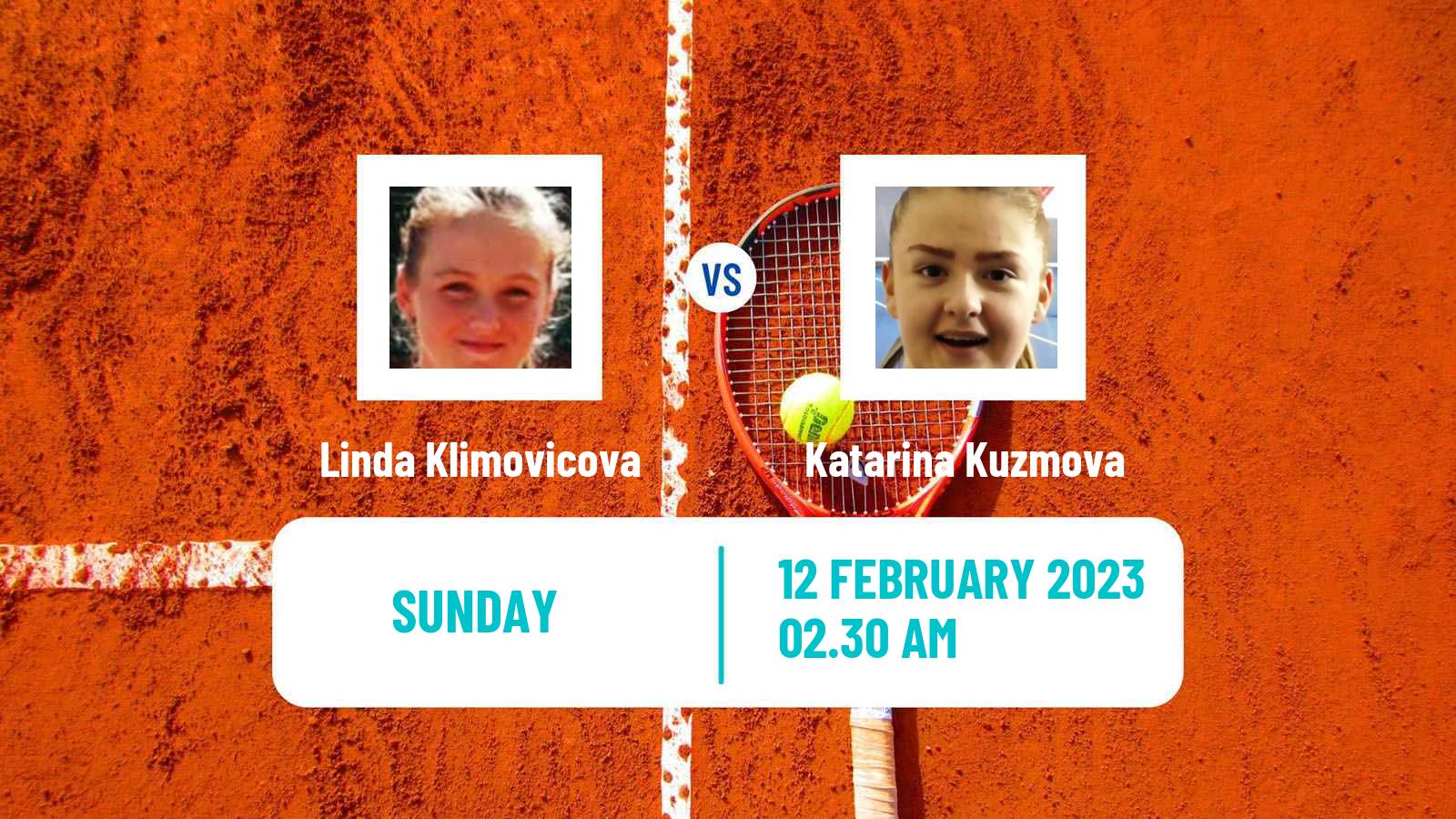 Tennis ITF Tournaments Linda Klimovicova - Katarina Kuzmova