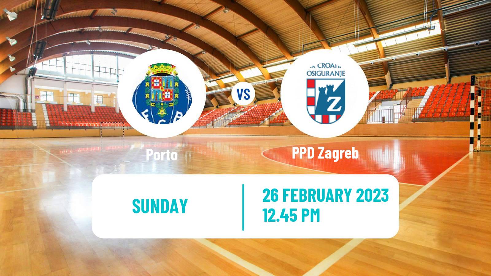 Handball EHF Champions League Porto - PPD Zagreb