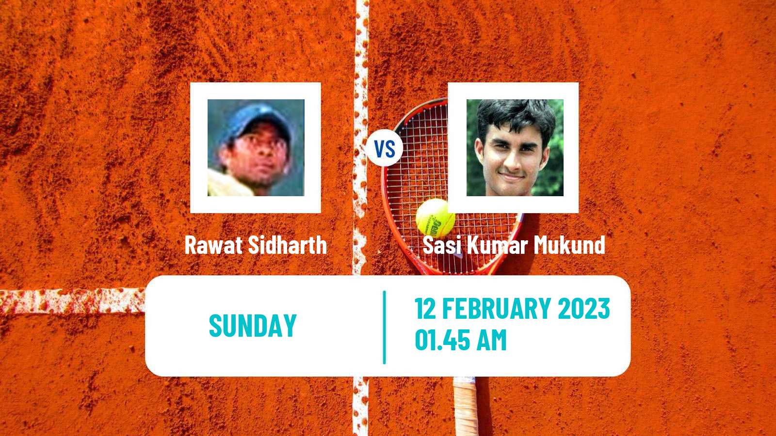 Tennis ATP Challenger Rawat Sidharth - Mukund Sasikumar