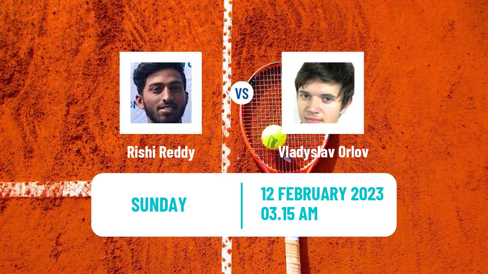 Tennis ATP Challenger Rishi Reddy - Vladyslav Orlov