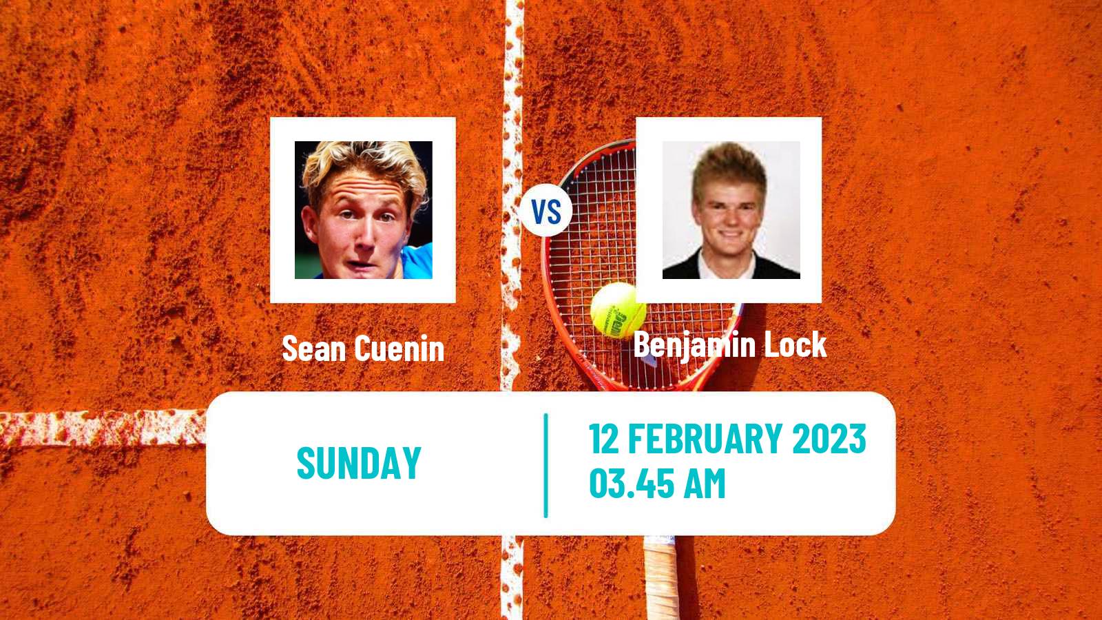 Tennis ATP Challenger Sean Cuenin - Benjamin Lock