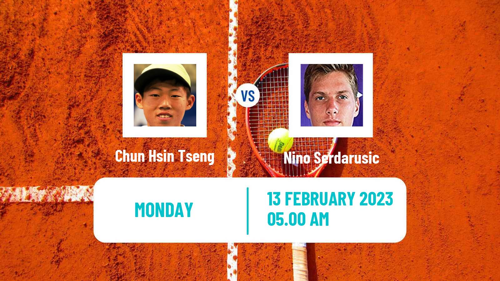 Tennis ATP Challenger Chun Hsin Tseng - Nino Serdarusic