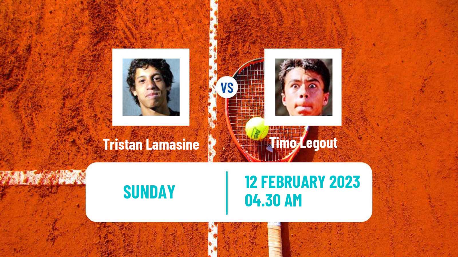 Tennis ITF Tournaments Tristan Lamasine - Timo Legout
