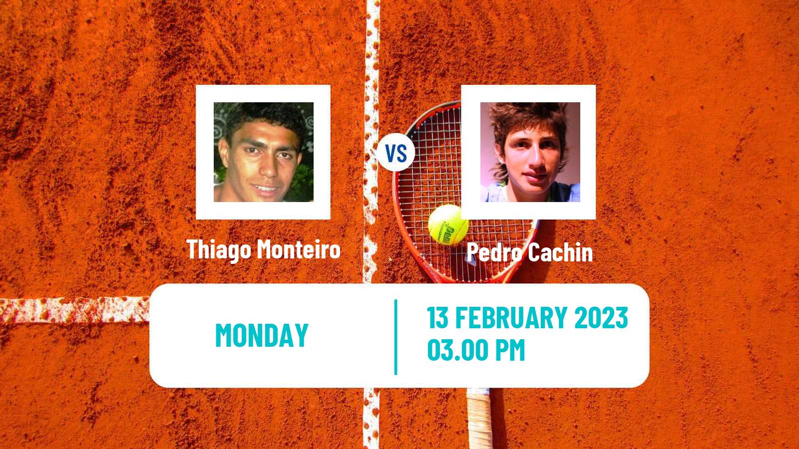 Tennis ATP Buenos Aires Thiago Monteiro - Pedro Cachin