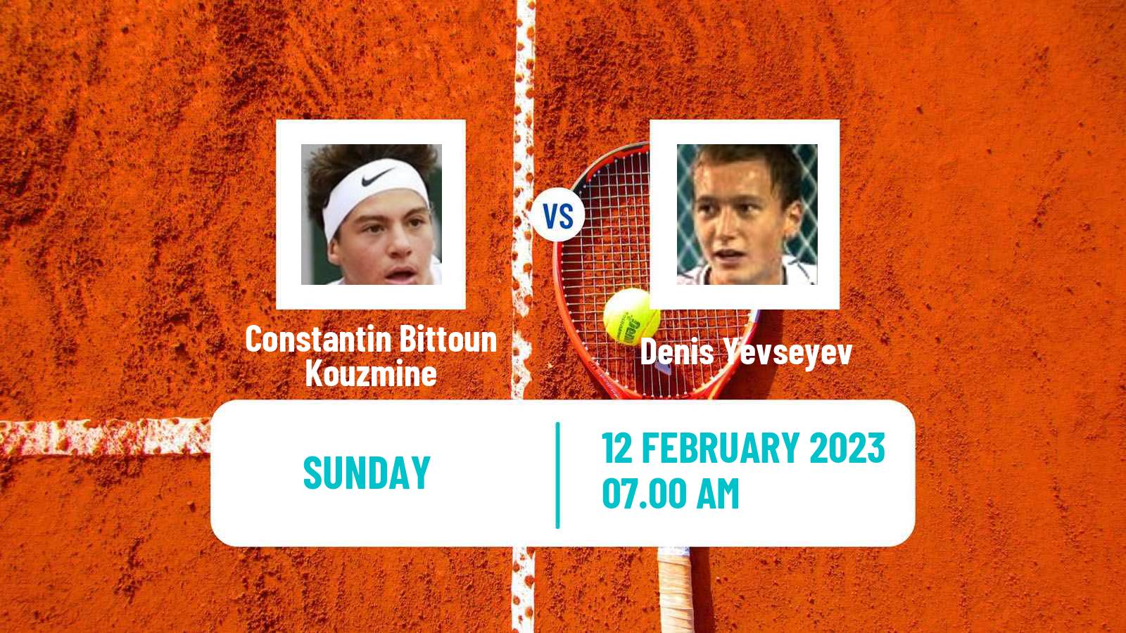 Tennis ATP Challenger Constantin Bittoun Kouzmine - Denis Yevseyev