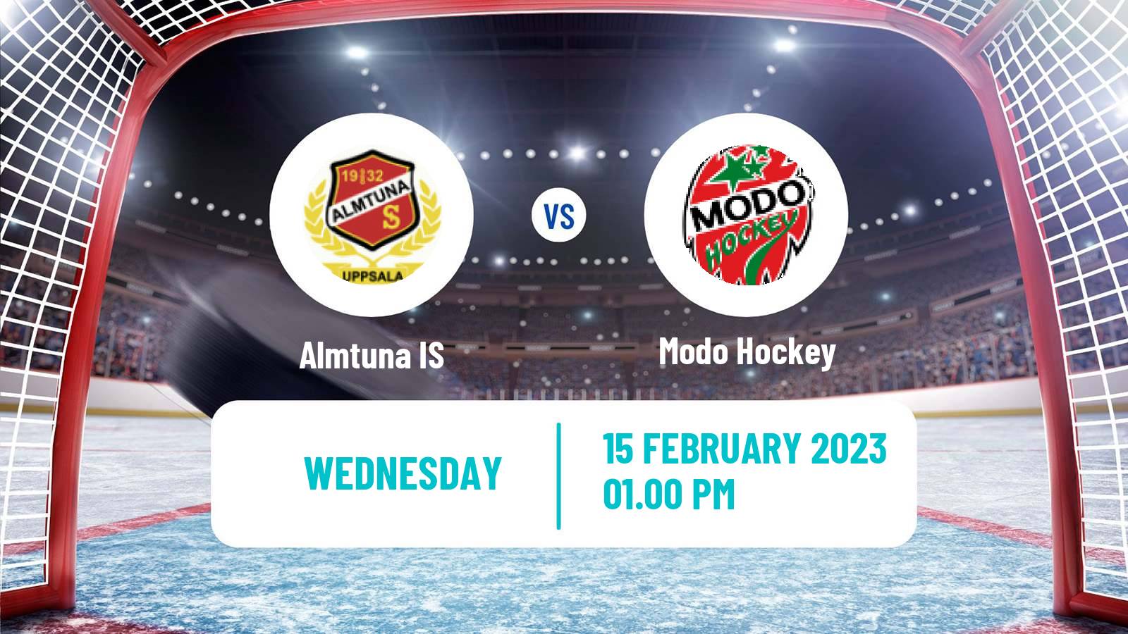 Hockey Swedish Hockey Allsvenskan Almtuna IS - Modo