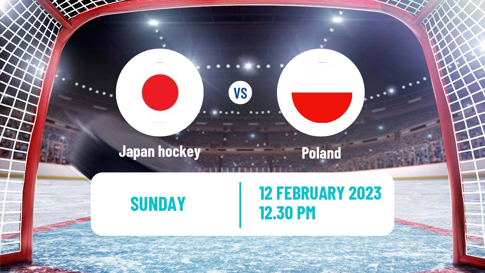 Hockey Friendly International Ice Hockey Japan - Poland