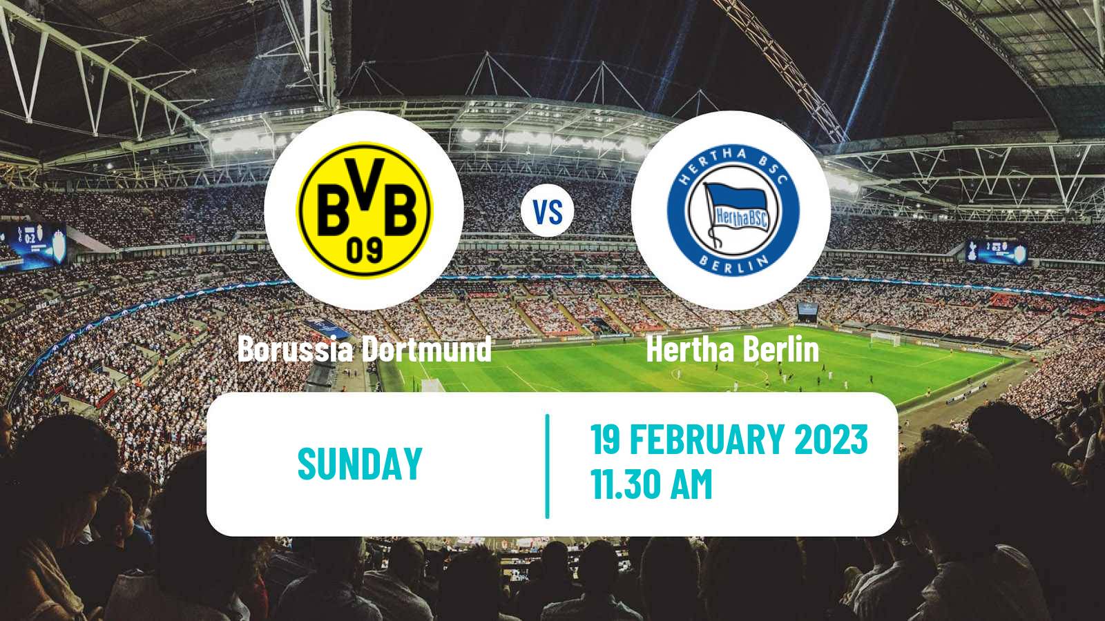 Soccer German Bundesliga Borussia Dortmund - Hertha Berlin