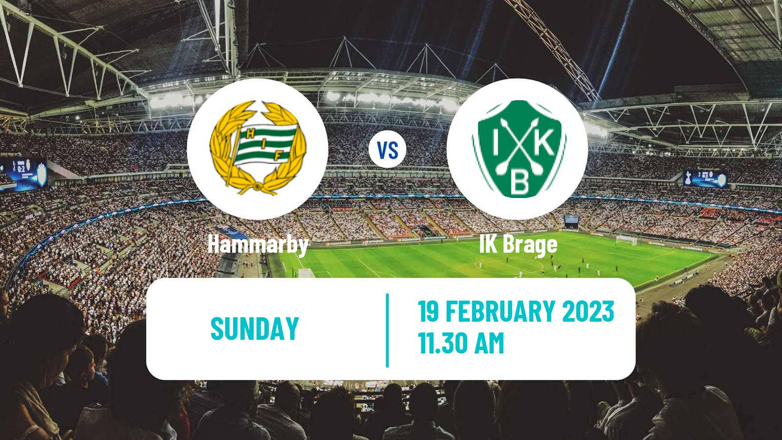 Soccer Svenska Cupen Hammarby - Brage