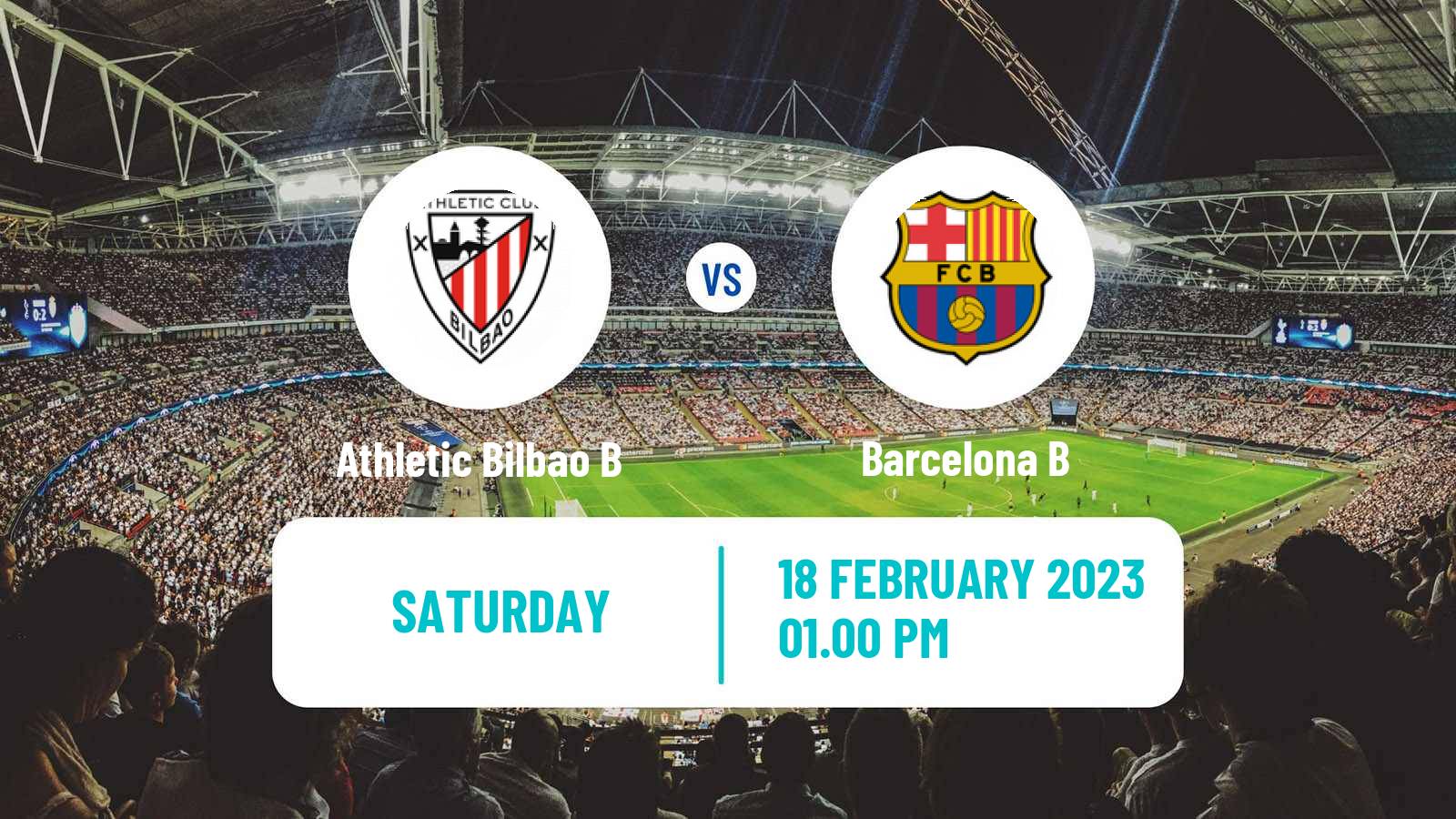 Soccer Spanish Primera RFEF Group 2 Athletic Bilbao B - Barcelona B