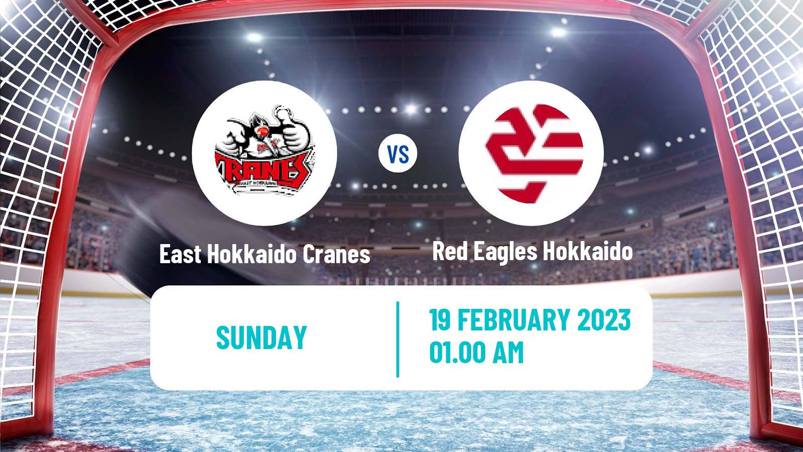 Hockey Asia League Ice Hockey East Hokkaido Cranes - Red Eagles Hokkaido