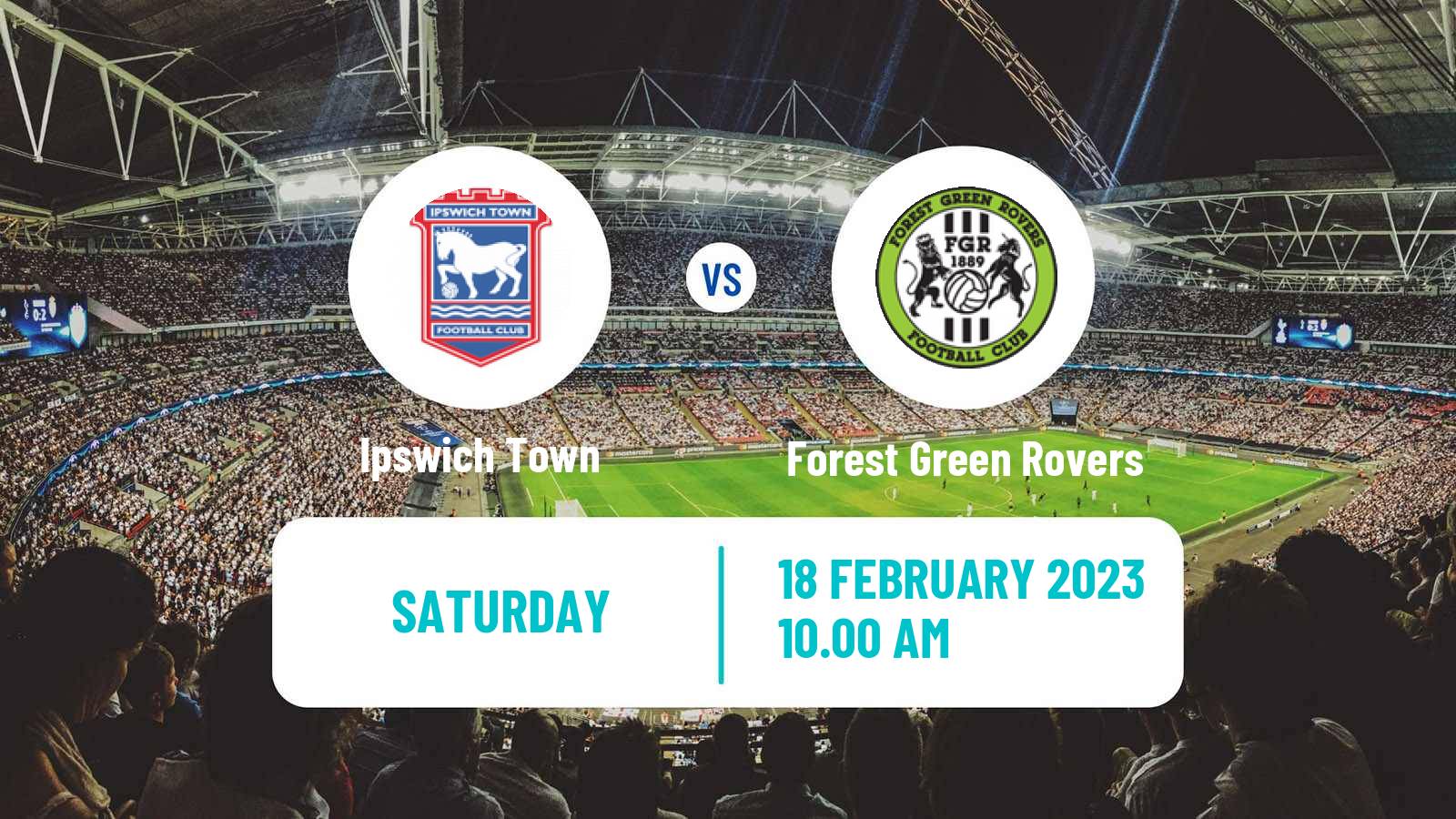 Soccer English League One Ipswich Town - Forest Green Rovers