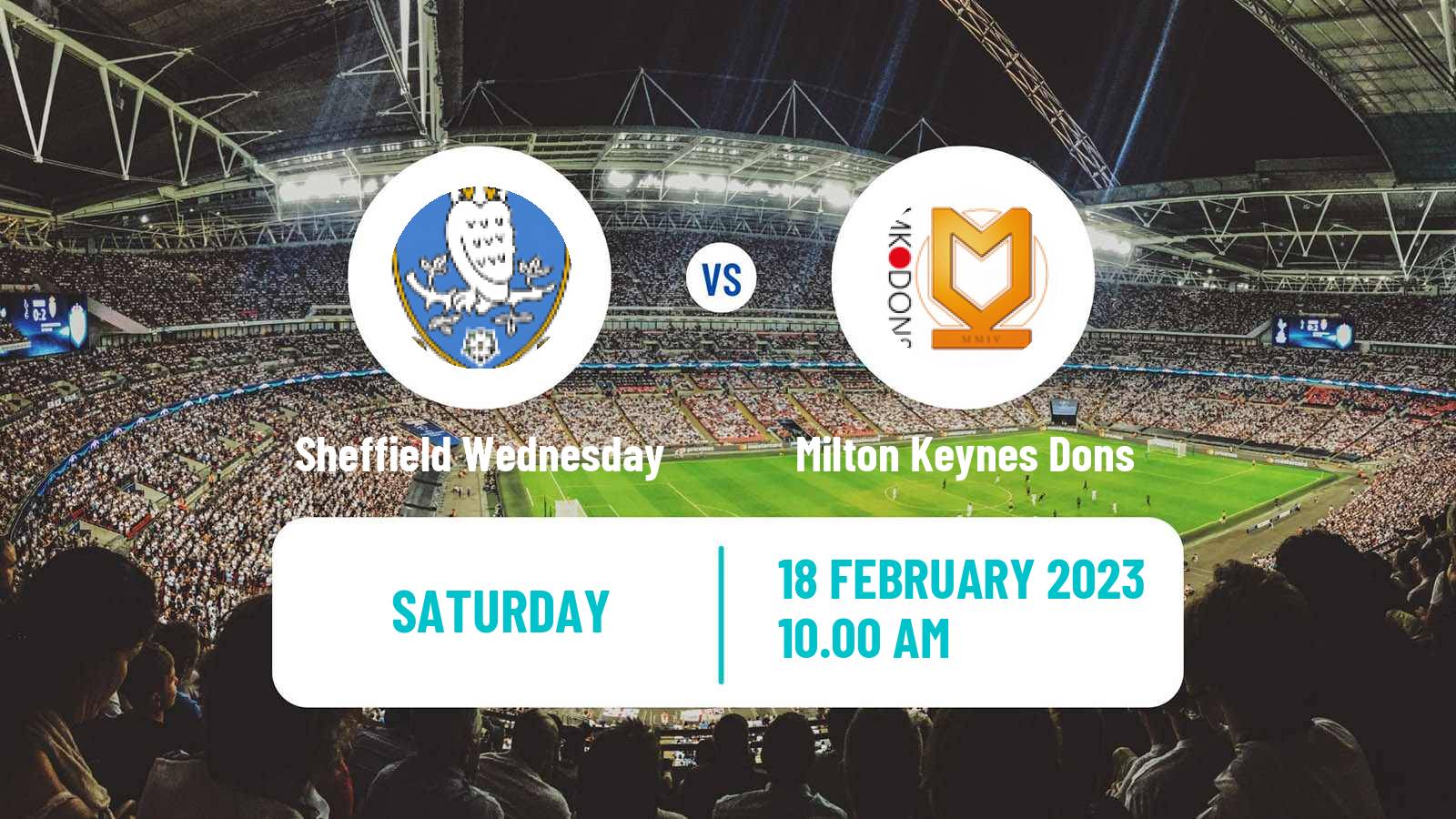 Soccer English League One Sheffield Wednesday - Milton Keynes Dons