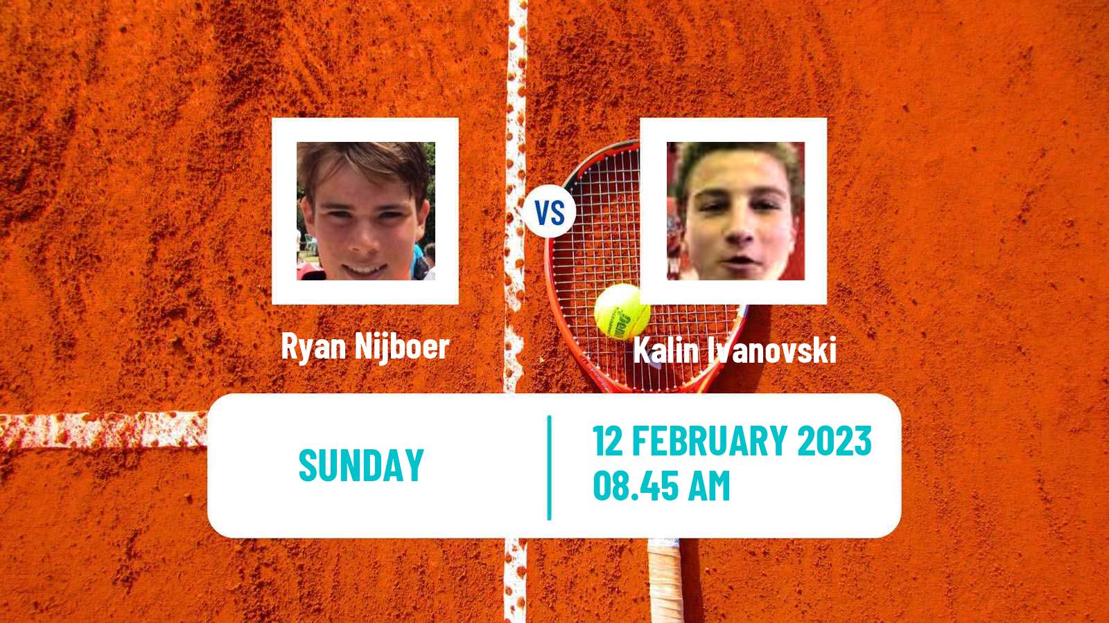 Tennis ITF Tournaments Ryan Nijboer - Kalin Ivanovski