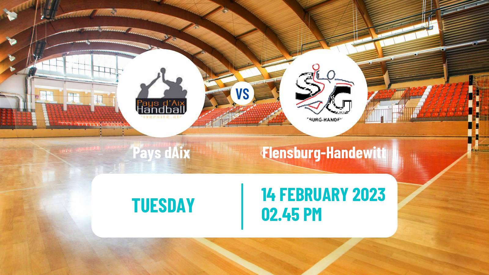 Handball EHF European League Pays dAix - Flensburg-Handewitt