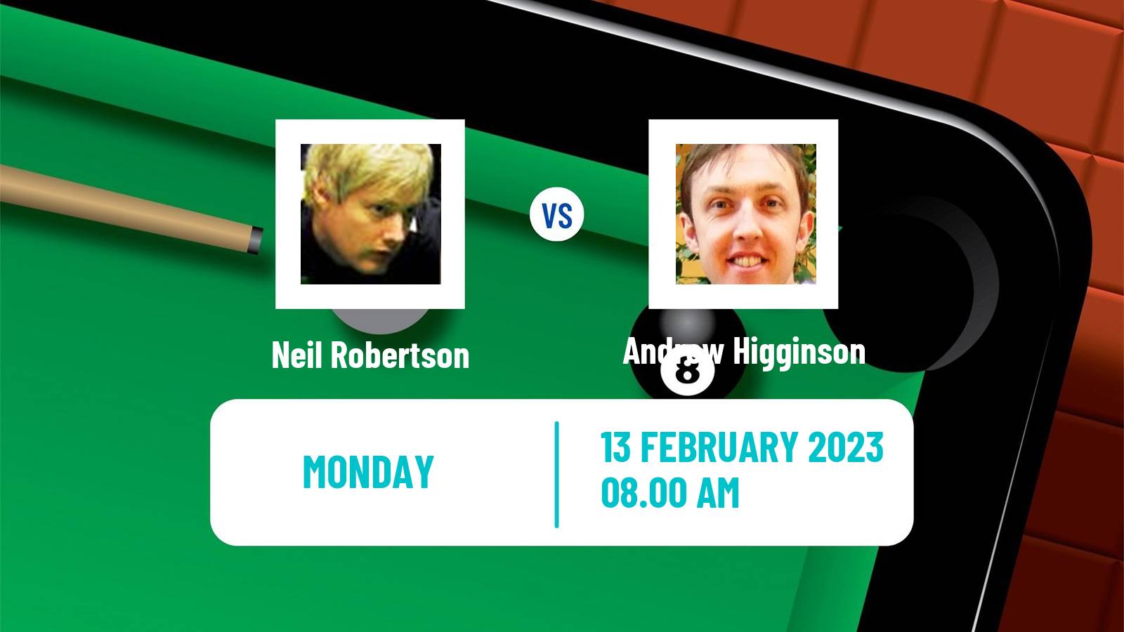 Snooker Snooker Neil Robertson - Andrew Higginson
