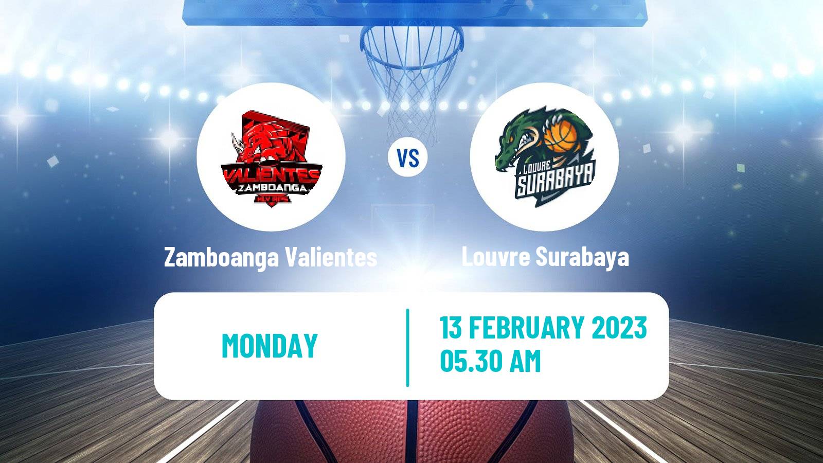 Basketball ASEAN Basketball League Zamboanga Valientes - Louvre Surabaya