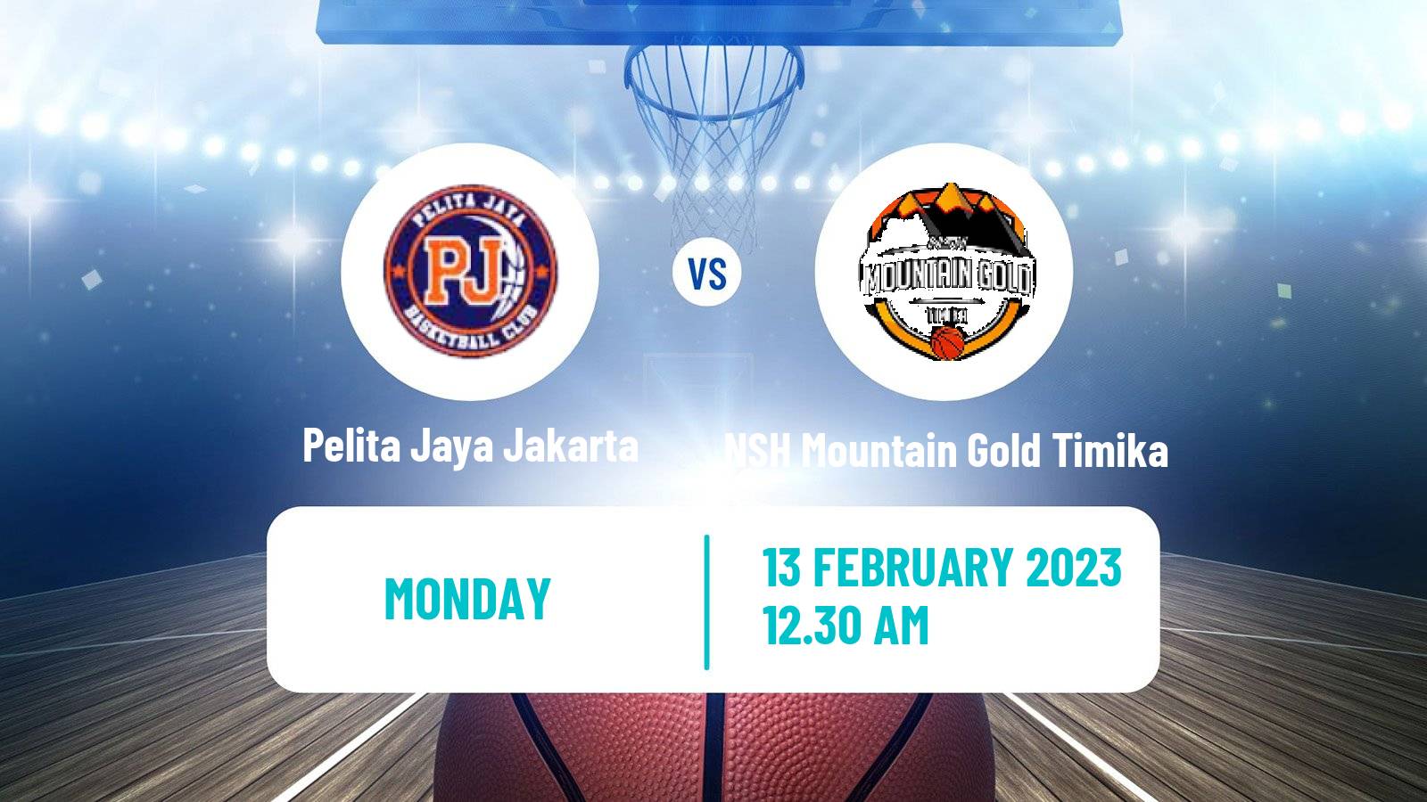 Basketball Indonesian IBL Pelita Jaya Jakarta - NSH Mountain Gold Timika