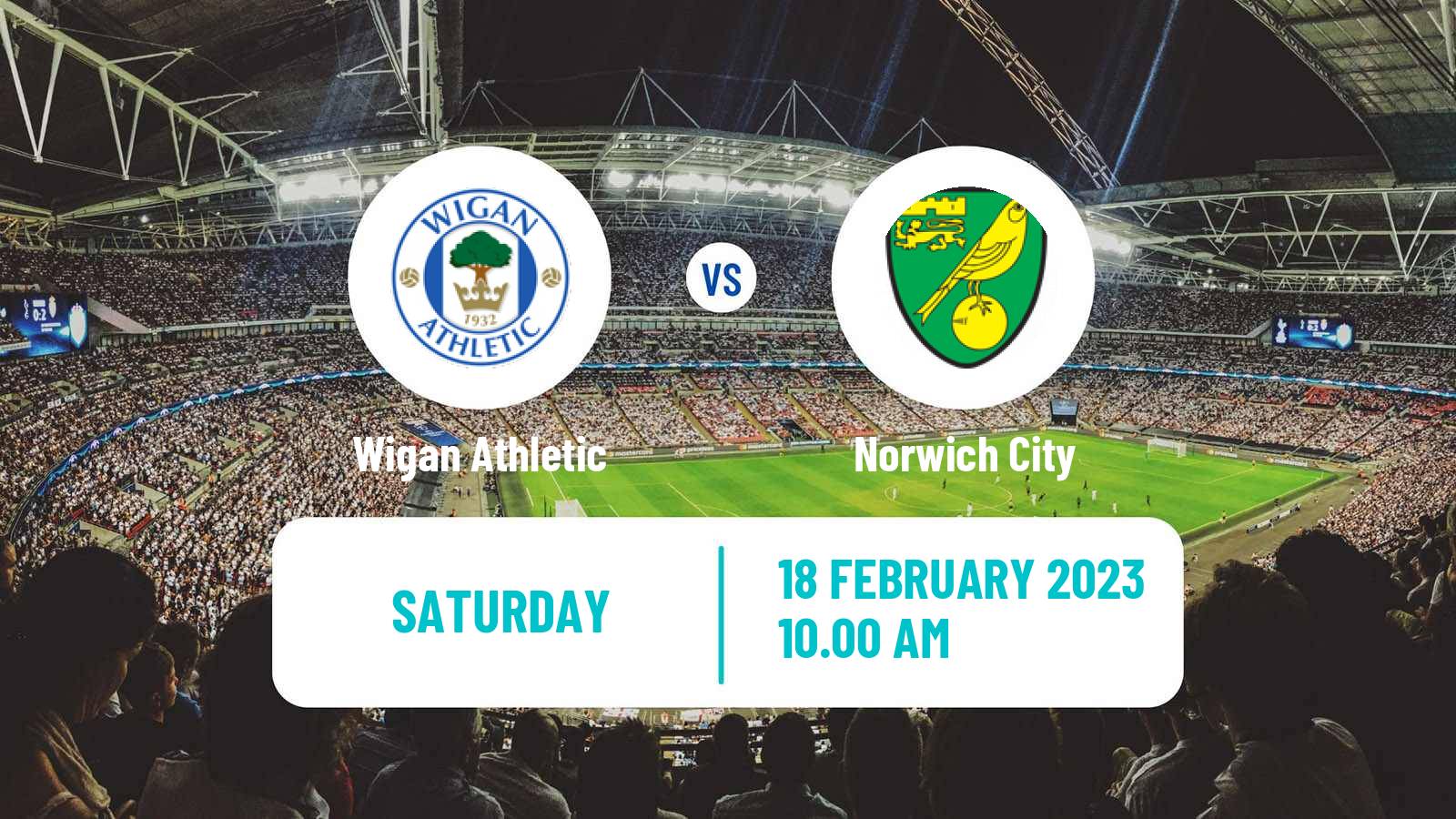 Soccer English League Championship Wigan Athletic - Norwich City
