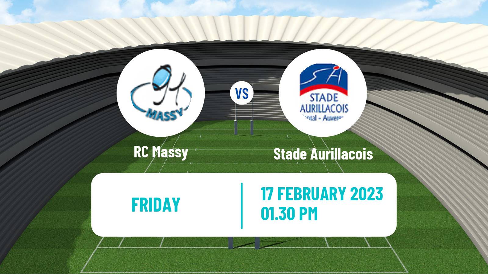 Rugby union French Pro D2 Massy - Stade Aurillacois