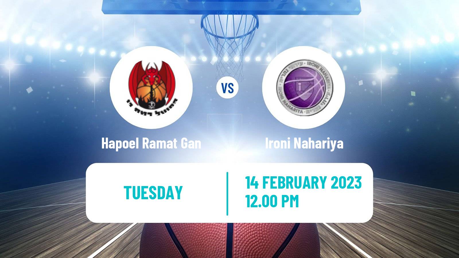Basketball Israeli Liga Leumit Basketball Hapoel Ramat Gan - Ironi Nahariya