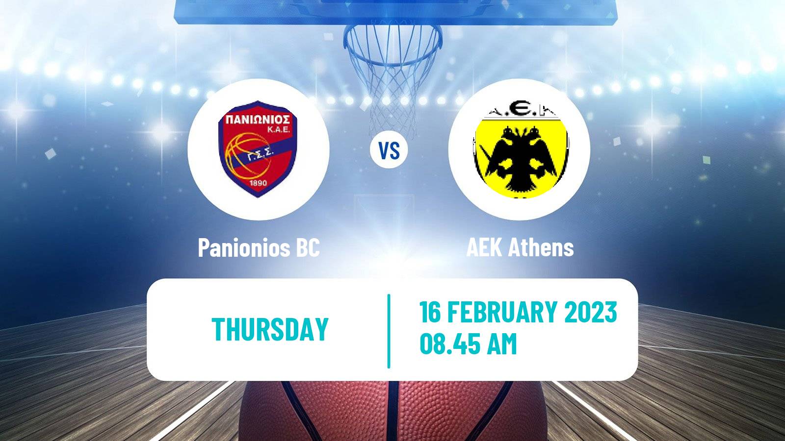 Basketball Greek Cup Basketball Panionios - AEK Athens