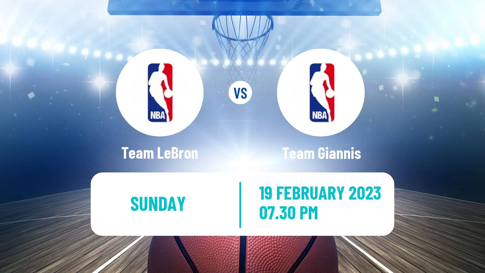 Basketball NBA Team LeBron - Team Giannis
