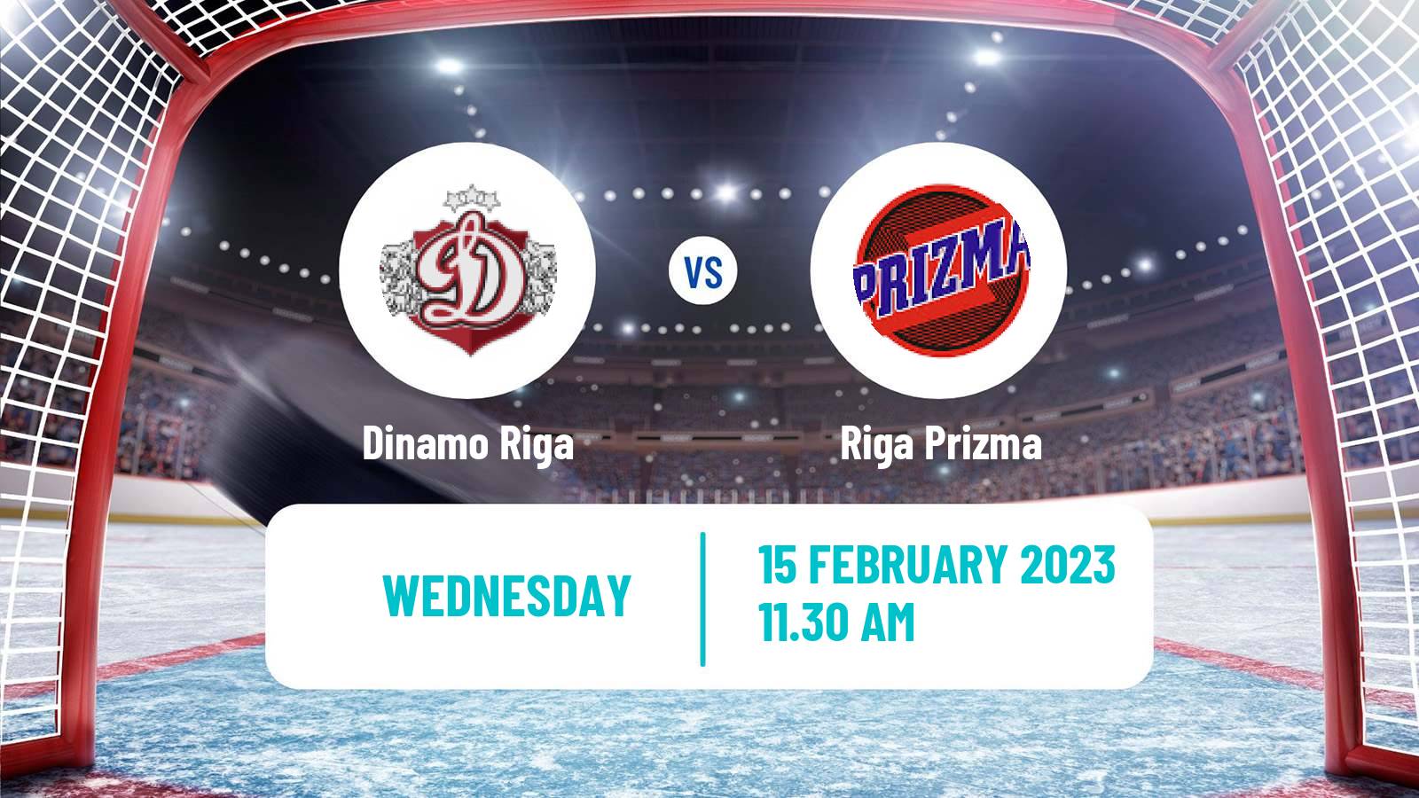 Hockey Latvian Hokeja Liga Dinamo Riga - Riga Prizma