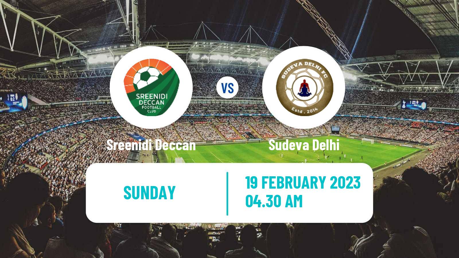 Soccer Indian I-League Sreenidi Deccan - Sudeva Delhi