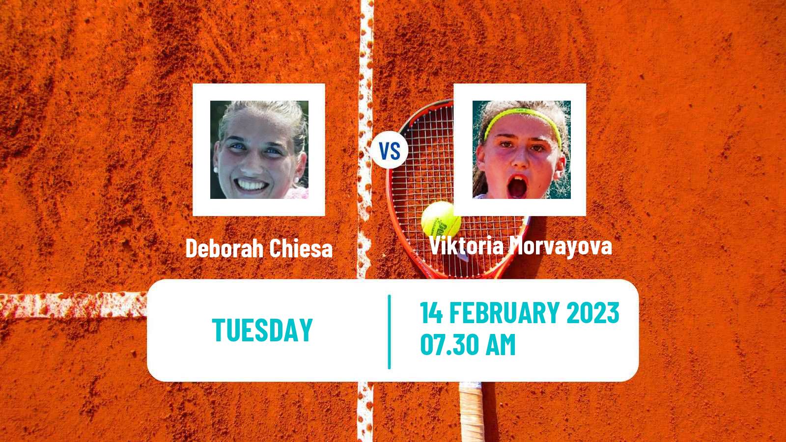 Tennis ITF Tournaments Deborah Chiesa - Viktoria Morvayova
