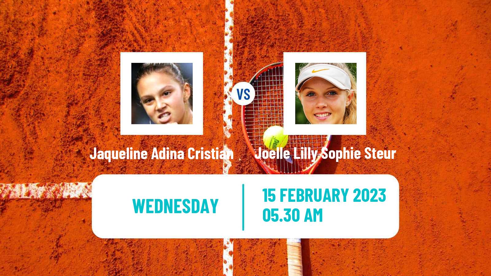 Tennis ITF Tournaments Jaqueline Adina Cristian - Joelle Lilly Sophie Steur