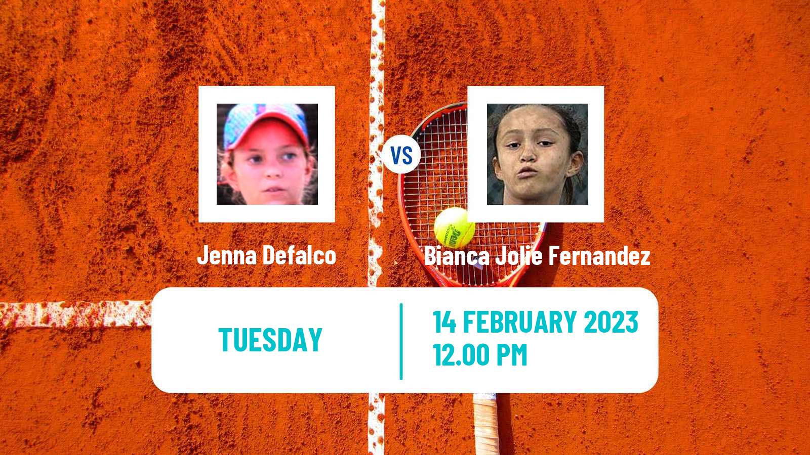 Tennis ITF Tournaments Jenna Defalco - Bianca Jolie Fernandez