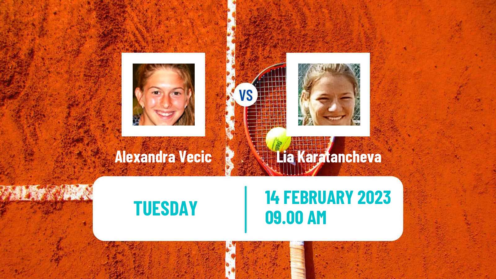 Tennis ITF Tournaments Alexandra Vecic - Lia Karatancheva